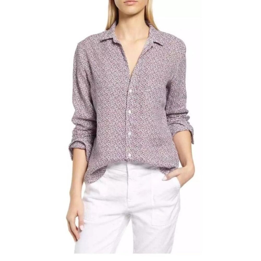 Frank & Eileen Barry Shirt - Ditsy Floral Cotton